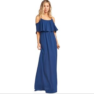 Show Me Your Mumu Caitlin Ruffle Maxi Dress